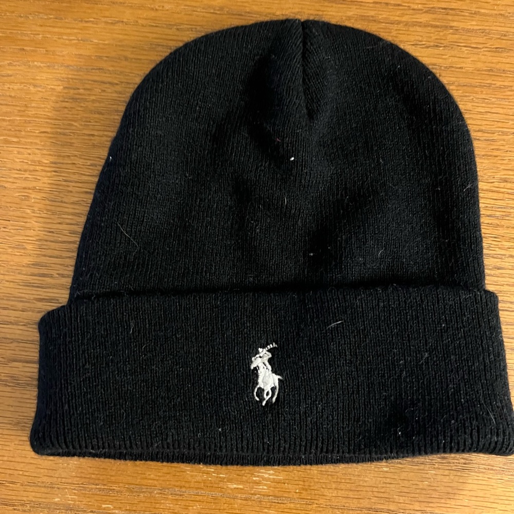 Black Polo beanie